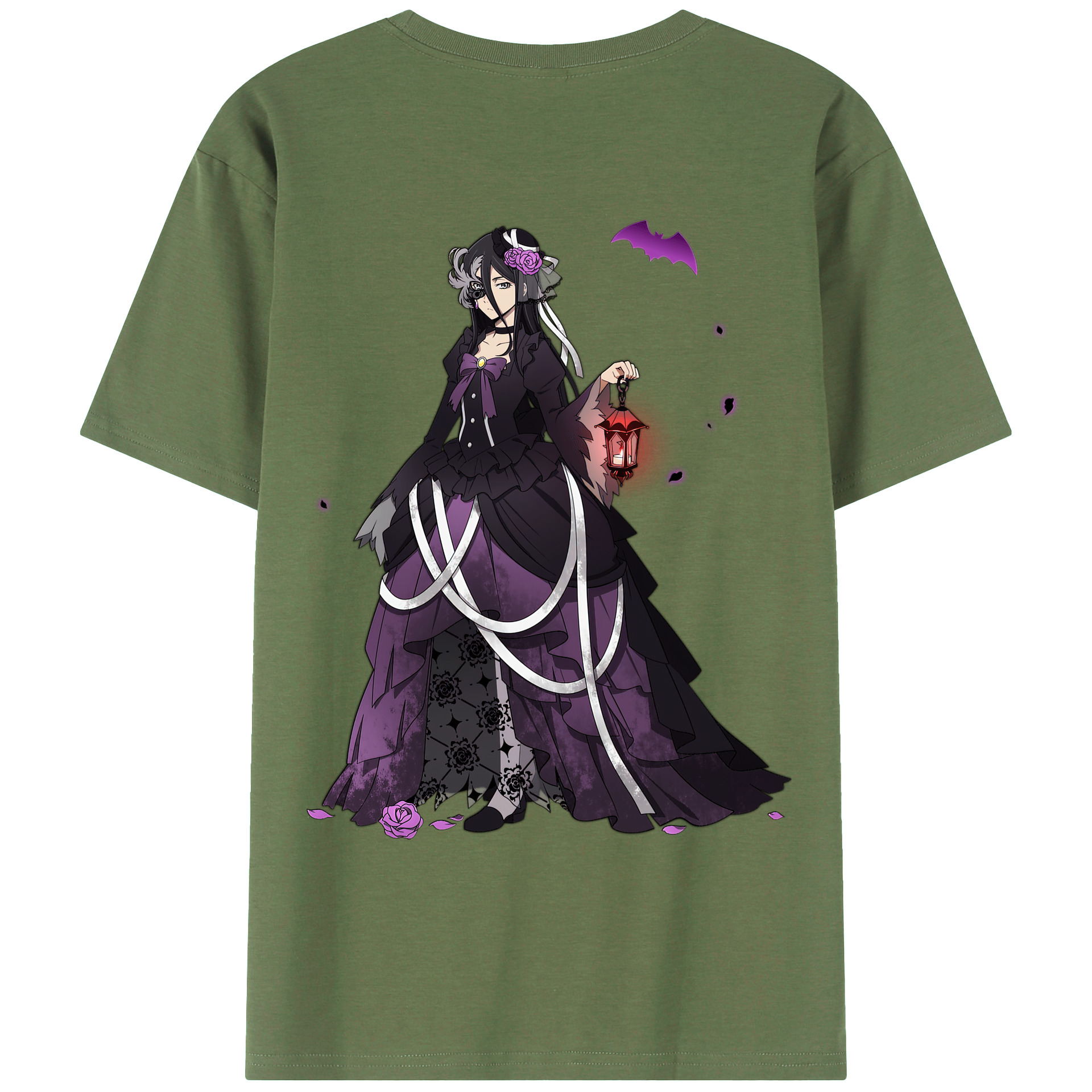 （画像用） 文豪ストレイドッグス Bungo Stray Dogs 綿100％ メンズ半袖Tシャツ（バックプリント） 通気性